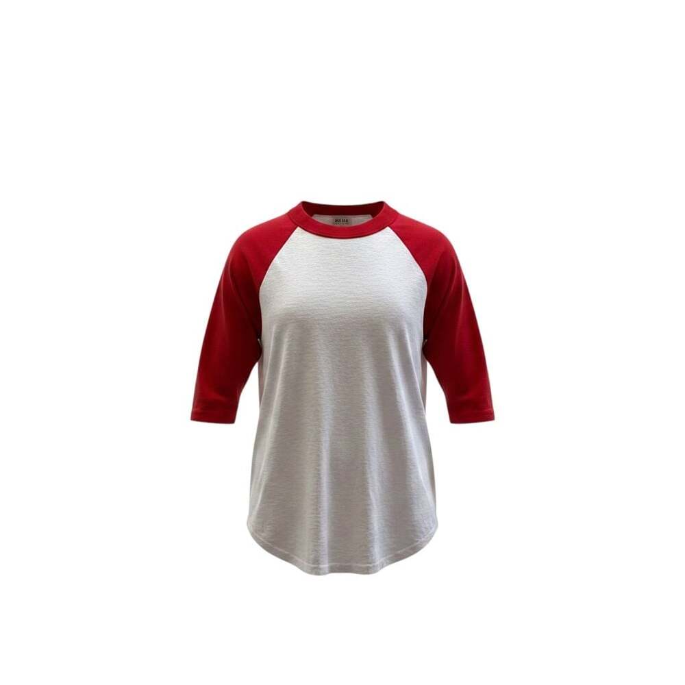 Shaka Active Soft Spun Cotton Baseball Raglan T-Shirt Size S